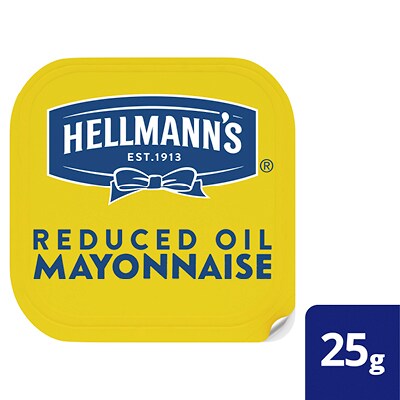 Hellmann's Reduced Oil Mayonnaise Dipping Sauce 384 x 25 g - Hellmann’s Dipping Sauces are a delicious, hygienically sealed, single-use sauce solution. Perfect for delivery and takeaway.